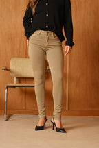 Jean slim couleur push up