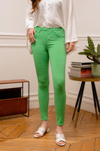 Jean slim couleur push up