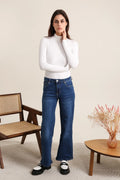 Jean wide leg basique