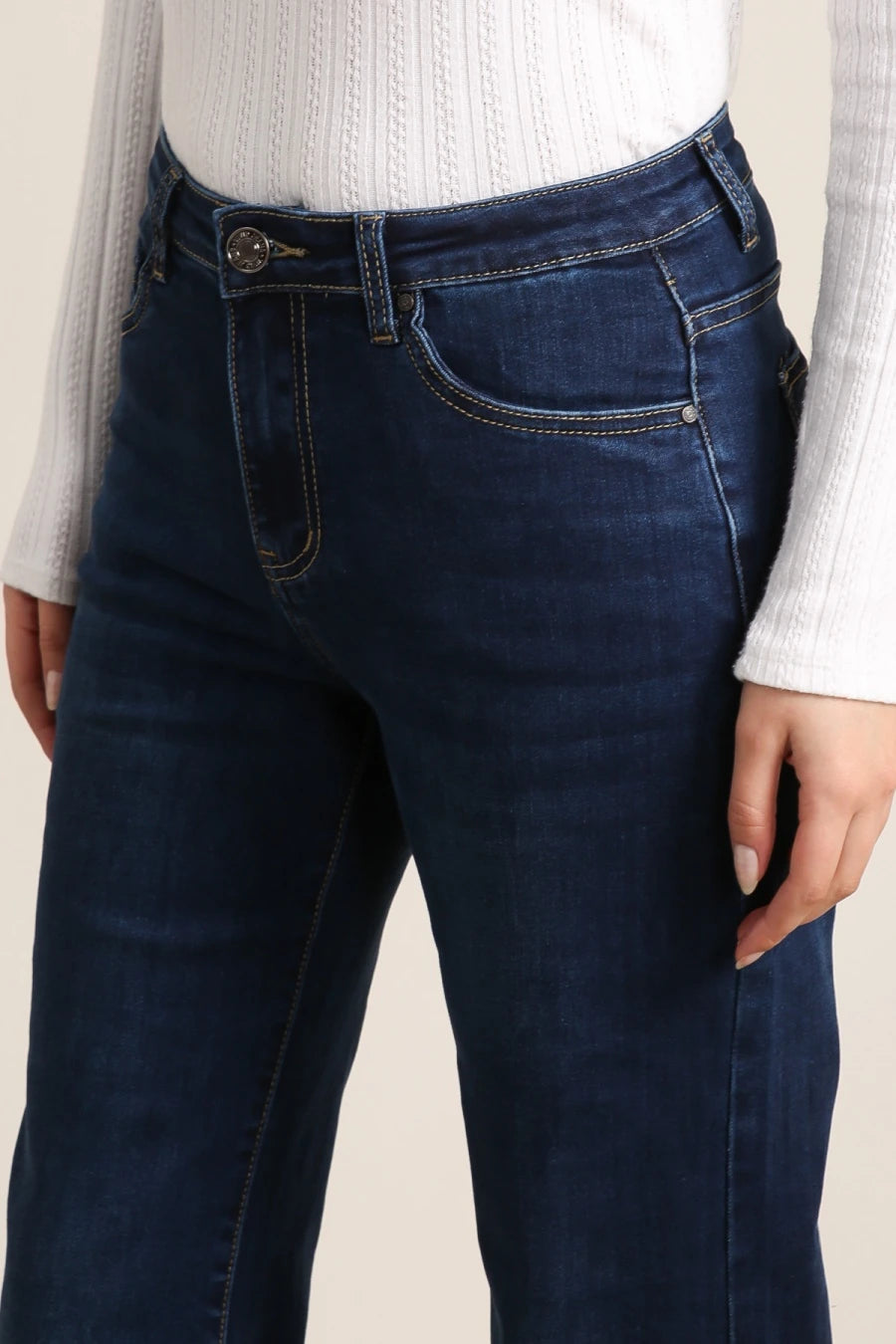 Jean wide leg basique