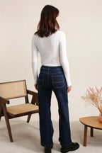 Jean wide leg basique