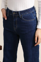 Jeans wide leg grande taille