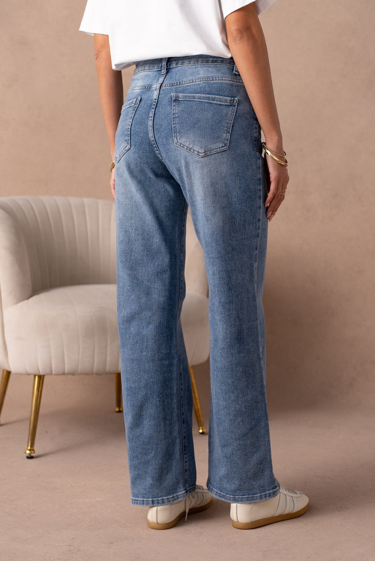 Jean wide leg basique