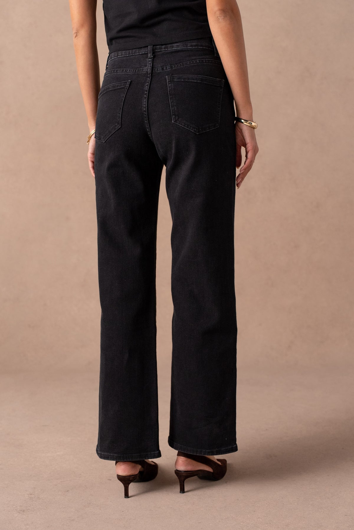 Jean wide leg basique