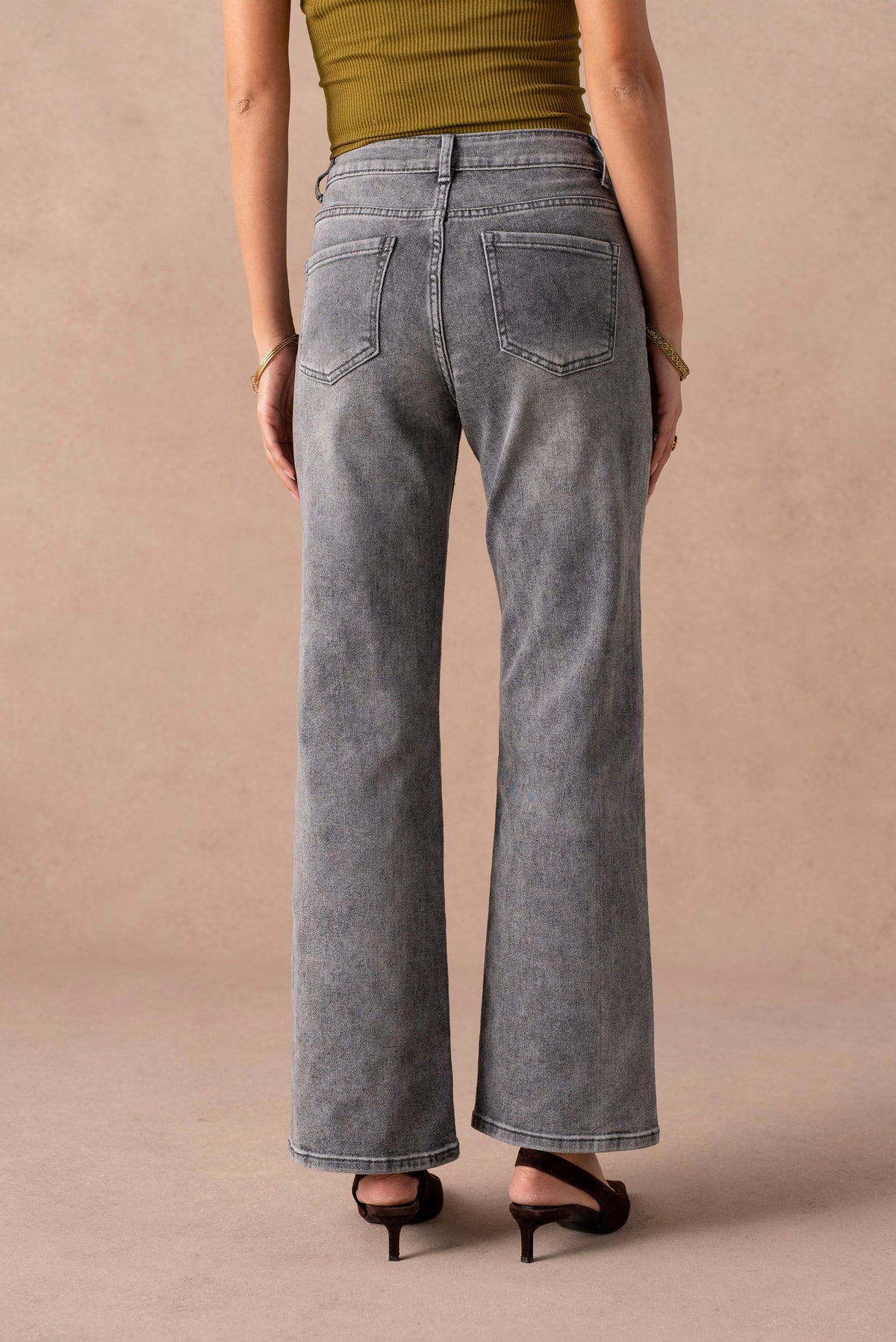Jean wide leg basique