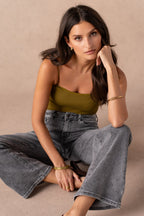 Jean wide leg basique