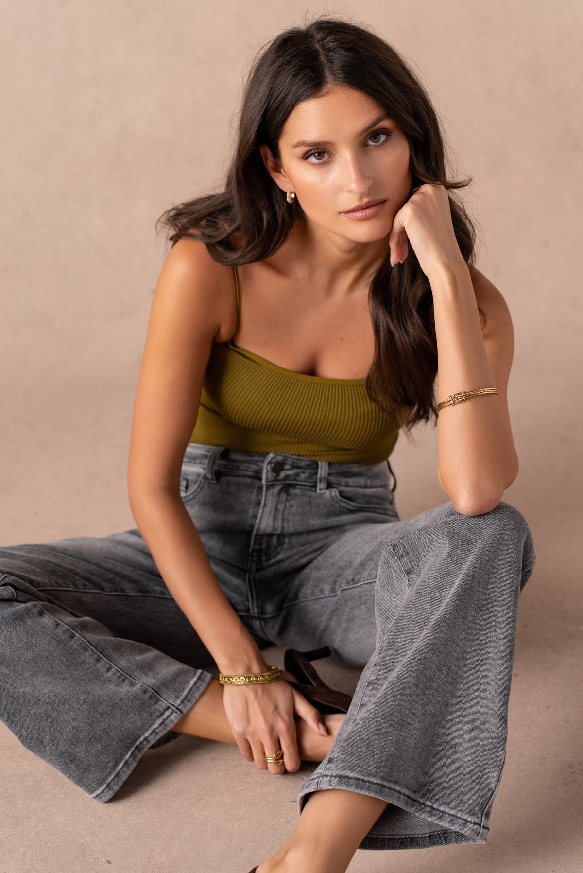 Jean wide leg basique