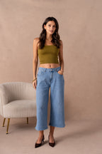 Jupe-culotte en jean