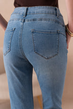 Jean droit push up grande taille