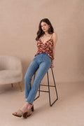 Jean droit push up grande taille
