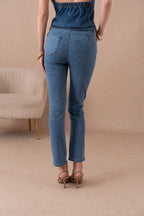 Jean droit push up grande taille