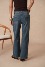 Jean wide leg basique