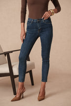 Jean slim push up avec détail poche arrière