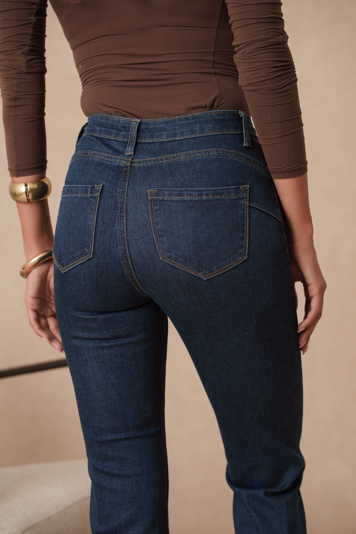 Jean regular fit push up