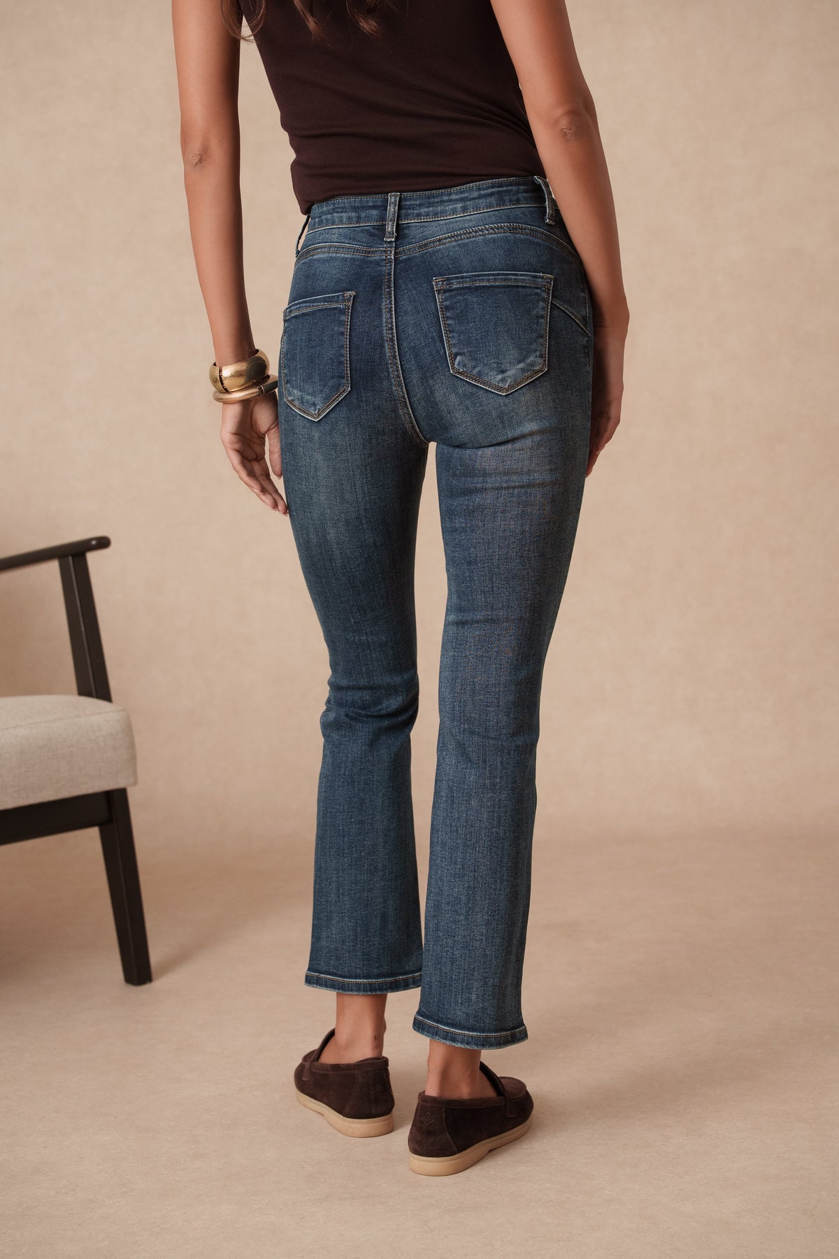 Jean regular fit push up
