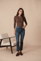 Jean regular fit push up grande taille