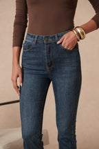 Jean regular fit push up grande taille