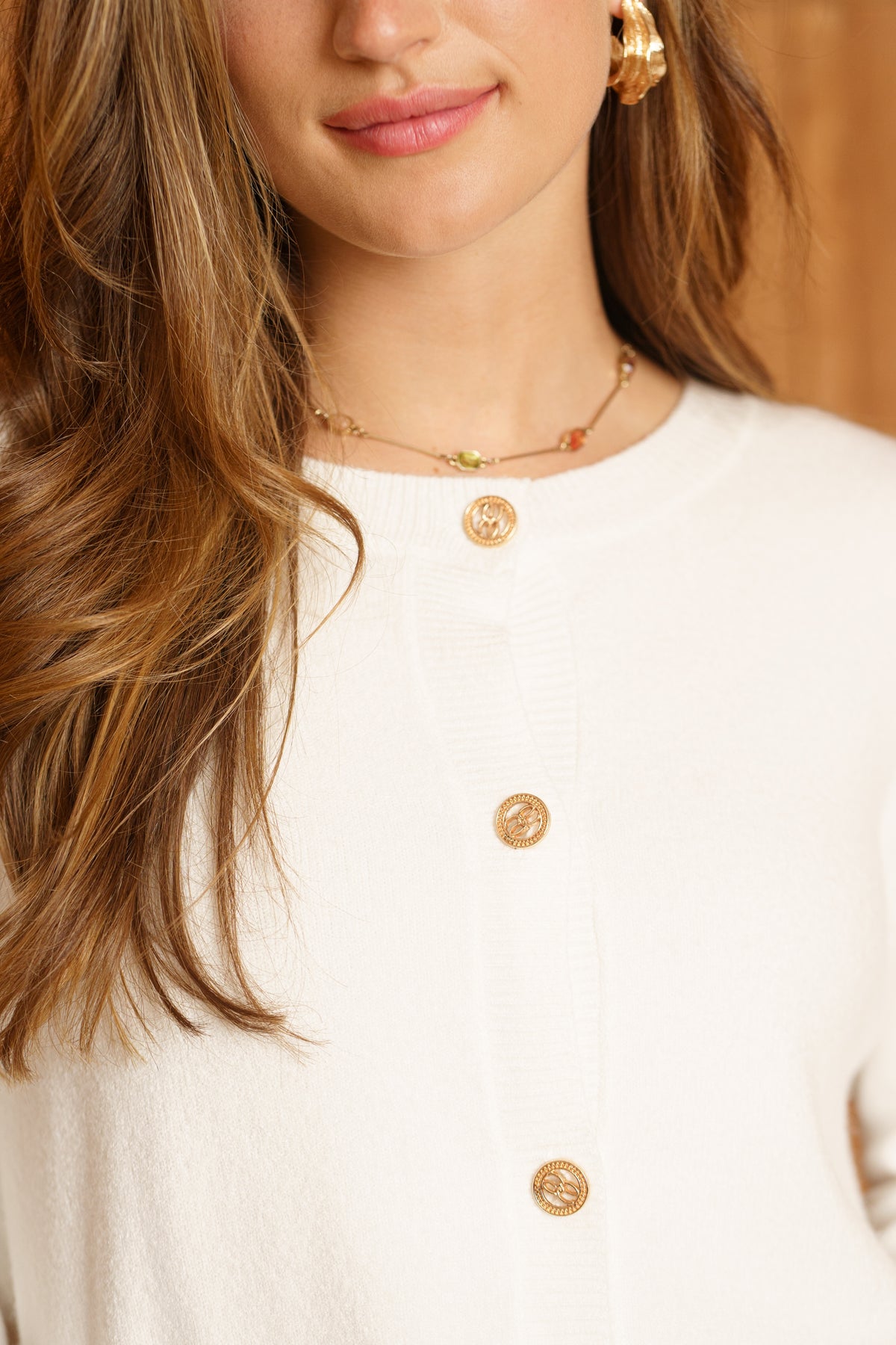 Pull avec boutons