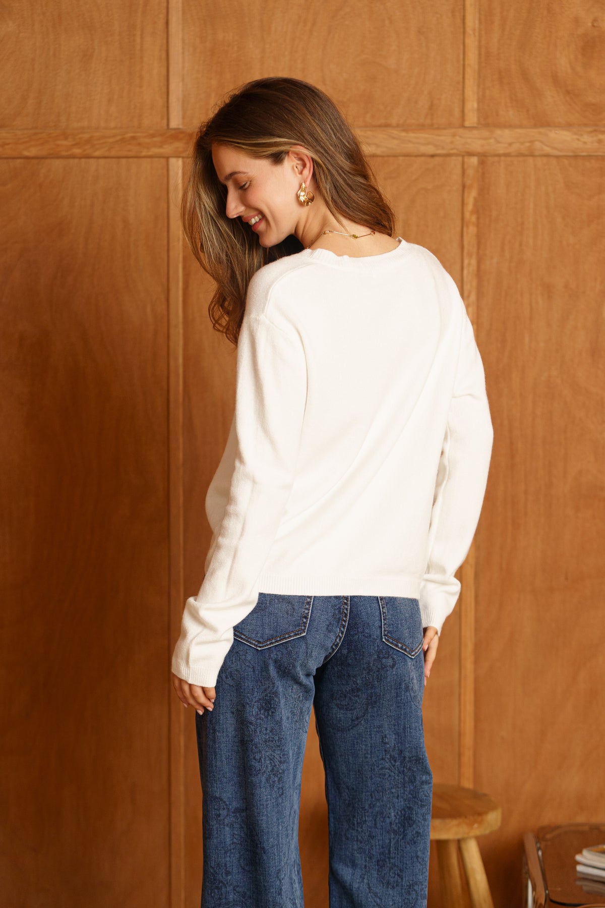 Pull avec boutons