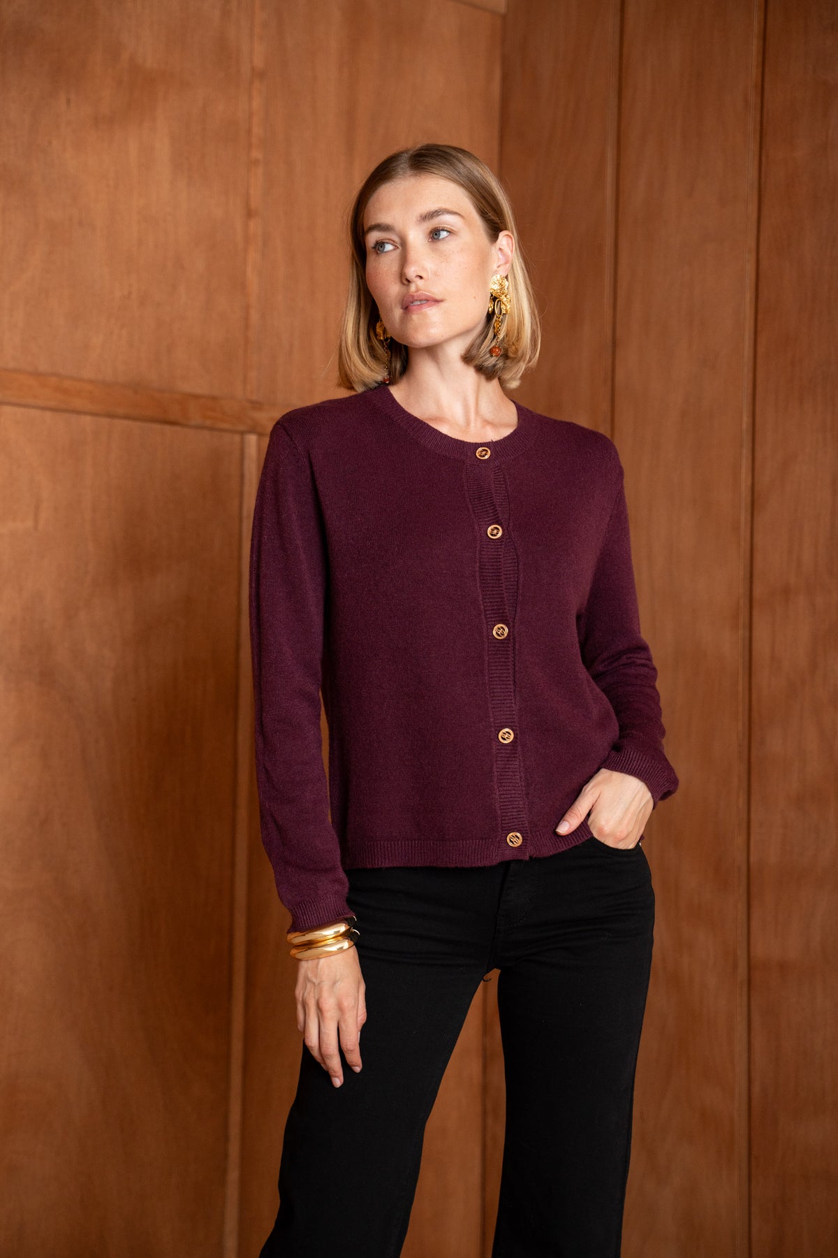 Pull avec boutons