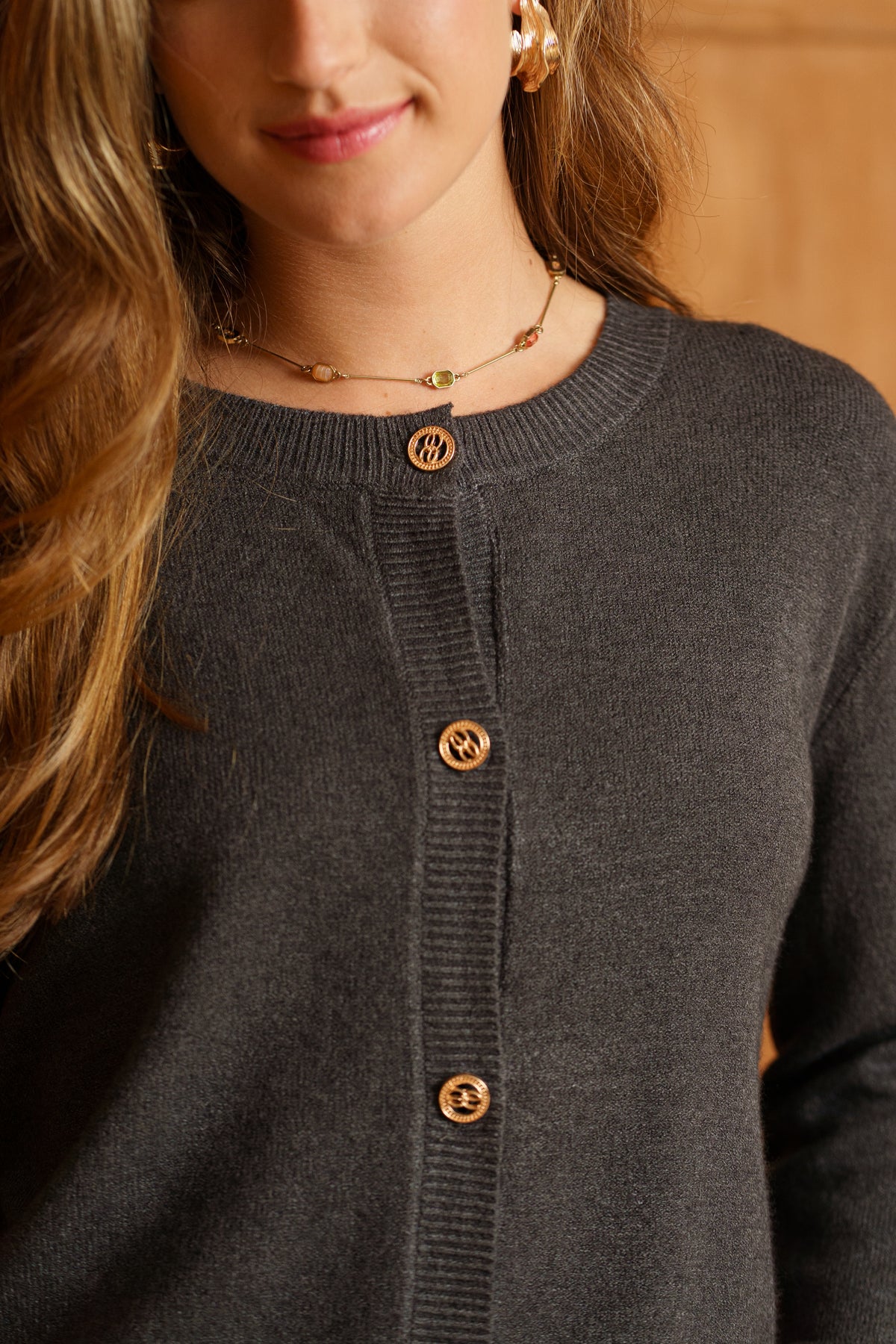 Pull avec boutons