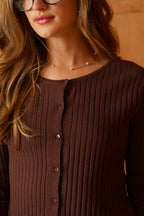 Pull léger avec boutons