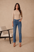 Jean droit grande taille