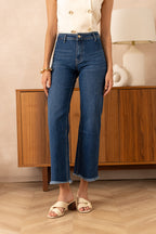 Jean wide leg sans poches
