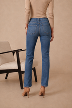 Jean droit grande taille