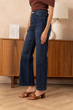 Jean wide leg à paillettes